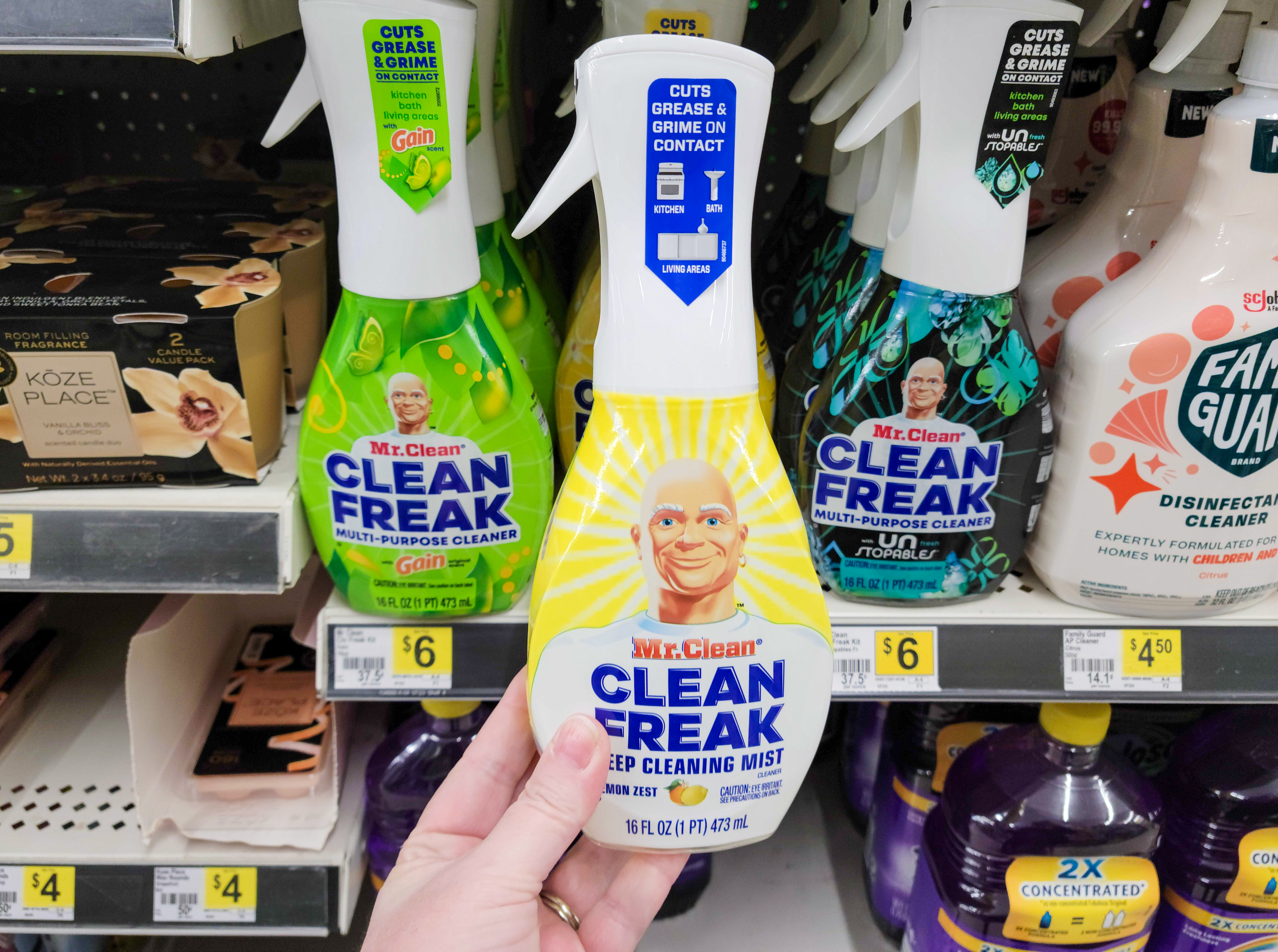 B1G1 Free Mr. Clean Clean Freak  Multi-Surface Cleaner at Dollar General card image